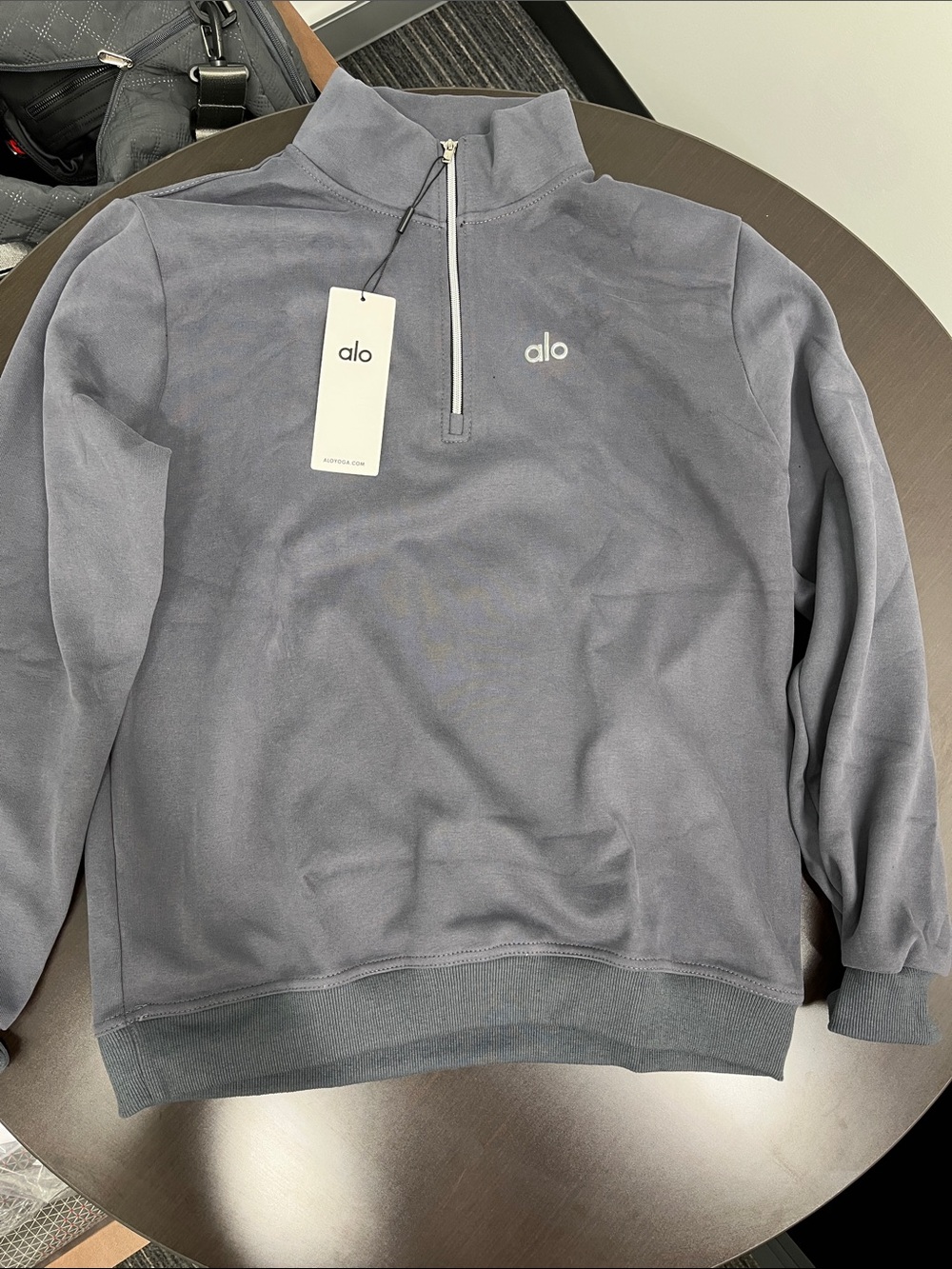 ALO Quarter Zip Accolade Sweater
